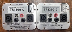 Bag End TA1200 TA Series Input Jack Card Plate 2Pin Parallel SPEAKON 1/4 – Pair