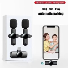 2.4G Noise Cancelling Clip On Microphone for Video Recording YouTube TikTok Gami