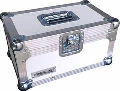 7″ Single 200 Swan Flight Case Vinyl Record Box (White Rigid PVC)