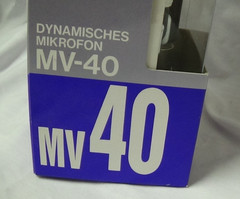 Microphone JVC Dynamic MV-40 600 made in Japan 16.4 – foot cord #163