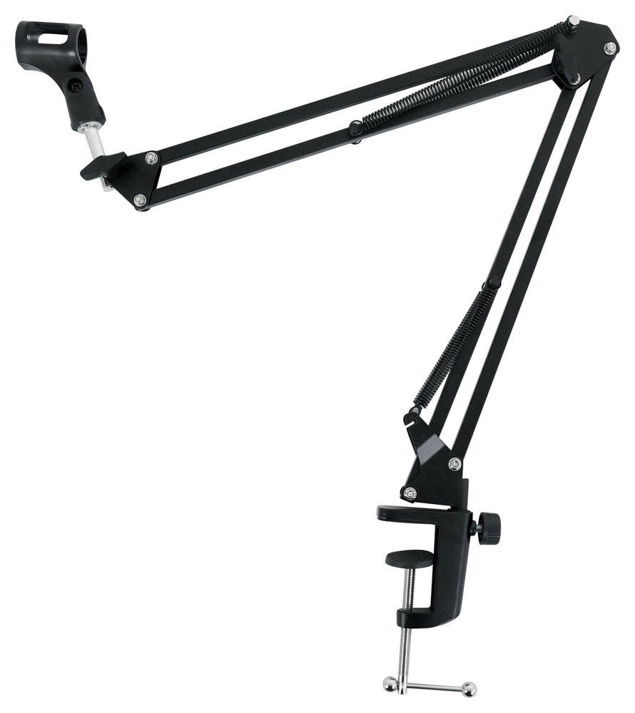 Rockville DMS30 30″ Microphone Boom Arm Studio Podcast USB Mic Stand+Desk Clamp