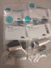 Lot of 4 Neutrik NC3MX-B 3-Pin Black XLR-M Cable Connector