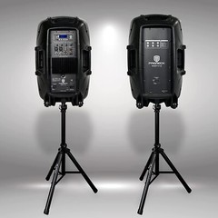 PRORECK Party 12 PA Powered Speaker System 1000W 2-Way Bluetooth DJ System