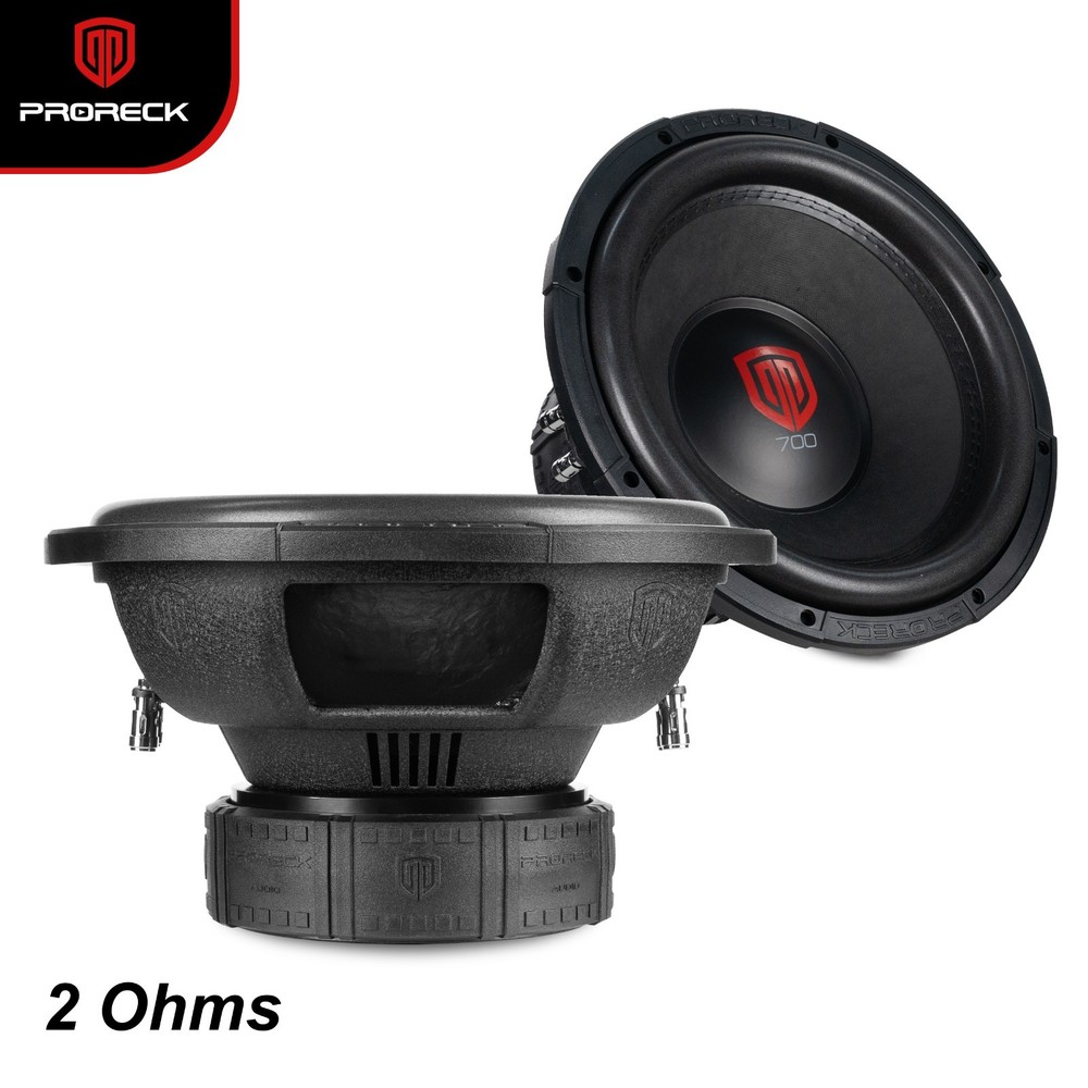 Single 708-D2 8″ Dual 2 Ohm 2000W Car Subwoofer Loud Audio Competition