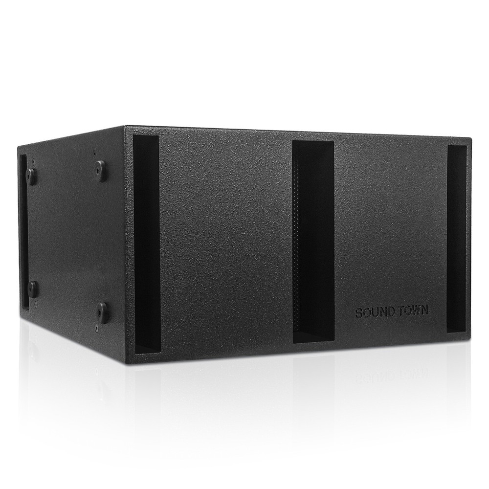 Sound Town Dual 12” 2400W Powered PA Subwoofer w/ DSP Bluetooth CARME-212SPW1.1