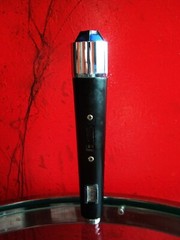 Vintage 1950’s Aiwa DM-8 Dynamic microphone w stand prop Olson Lafayette RCA # 2