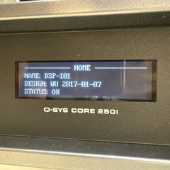 QSC Q-SYS Core 250i Integrated System Processor Digital Signal Processing DSP