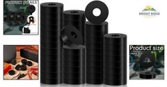 Mechanical Vibration Damping Pads, 1.5 Inch Rubber Washers for Audio Equipment