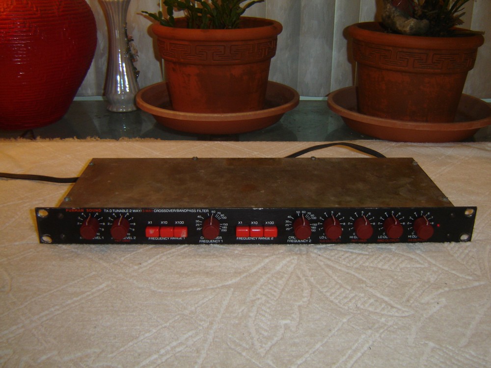 Furman Sound TX-3, Tunable Crossover, Band Pass Filter, Vintage Rack