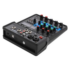 4-Channel Professional Audio Mixer W/ Bluetooth, USB & DSP Effects 24-bit/48KHz