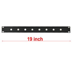 1U 19″ Audio Rack Mount Kit W/Cables & adapters For BNC.GOLD Shure & Sennheiser
