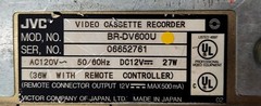 LOT OF 2 JVC BR-DV6000U Professional DV Recorder