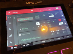 AKAI MPC One Black Standalone Sampler with Power Cable Open Box Beatbox Beats