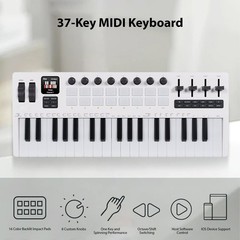 Btuty 37-Key MIDI Keyboard 45.8 X 18.1 X 5 Cm / 18.03 X 7.13 X 1.97 In