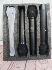 4-Channel UHF Wireless Microphone System Rackmount, 240ft Range, MWM-41-41H