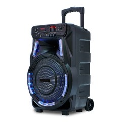 2700W 15″ Bluetooth Speaker Rechargeable Trolley Speaker w/Tripod Stand SP-17RBT
