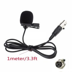 Pro Lavalier Lapel Microphone Microdot For SHURE Wireless Transmitter ta4f 4 Pin