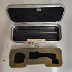 Vintage Peavey Microphone Hard Shell Protective Case Only Gray W/ Foam No Key