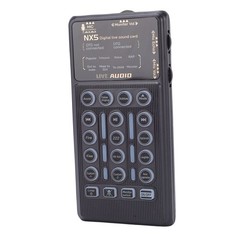 Portable Voice Changer Multifunctional Cool Lights For Gaming Easy To Use