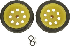Rock N Roller RWHLO6X2 R-Trac Rear Wheel 6″ x 2″ No-Flat JUST THE TWO WHEELS