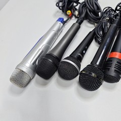 Lot of 15 Wired Microphones – Various Models & Colors, Used
