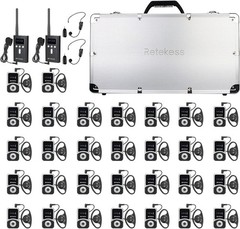 Retekess T130S-T131S Simultaneous Interpretation System 2 Transmitter 30 Receive
