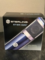 STERLING ST159 Multi-Pattern Condenser Microphone – Blue/Silver
