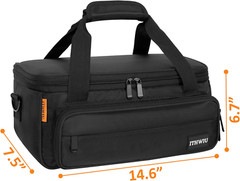 Padded Mixer Carry Bag Fits Behringer X-AIR Series Mixers（ XR12，XR16，XR18）, L 14