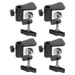 4 Pcs Desktop C Clamp Mount Heavy Duty Desk Clamp Rotating Holder Stand