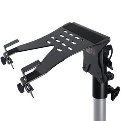 ProX X-LTF01BL Black Laptop Tray+VESA Monitor Mounting Bracket for Speaker Stand