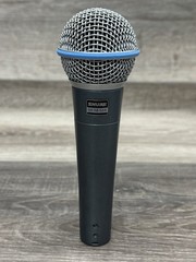 Shure BETA 58A Wired Handheld/Stand-Held Dynamic Microphone, Gray