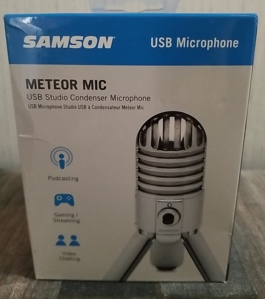 Samson Meteor Condenser Wired – USB Professional Microphone