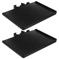 2 Pcs Mic Holder for Stand Circle Microphone Tray Clamp-on Table