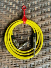 Lincoln Springfield Instrument Cable Assemblies 06 Ft Yellow NOS