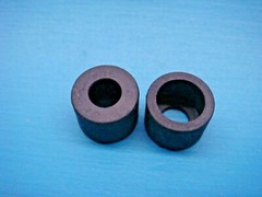 (10) LANIER 102986 ELECTRET MICROPHONE RUBBER BOOT BLACK COVER 11mm x 8.5mm OD