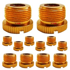 5Core Mic Stand Adapter 5/8 Male to 3/8 Female Screw Thread Conversion Connector