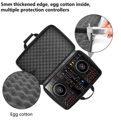 Lightweight Hard Storage Case for DJ Controllers – Fits Pioneer, Denon, Numark