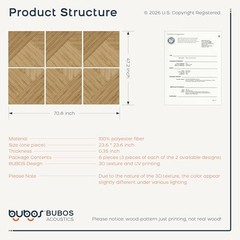 6 Pack Acoustic Wall Panels – High-Density Polyester Sound Light Diamond Weave