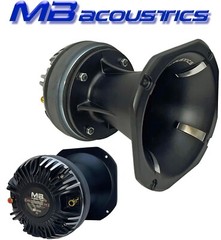 Titanium Compression Driver + 6″ Horn, 2″ VC, 8Ω, 1000W, 2″ throat, MB Acoustics