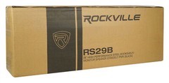 Pair Rockville RS29B 29″ Steel Studio Monitor Recording Studio Stands in Black