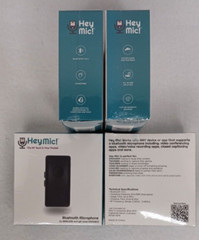 Hey Mic! Bluetooth Microphone: iPhone, Android, PC Mac Audio/Video Record – READ