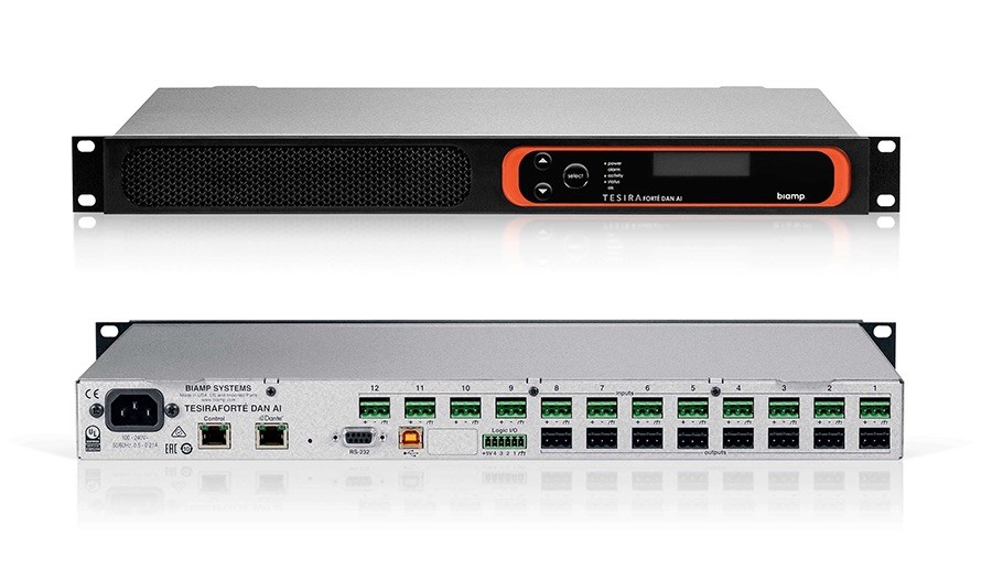 BIAMP TESIRA FORTE DAN AI CONFERENCE DIGITAL AUDIO SIGNAL PROCESSOR