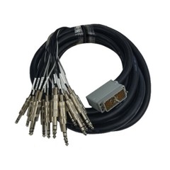 Cable Up CU/ADEL10 10′ EDAC 56 Pin to 1/4″ TRS Male Audio Cable