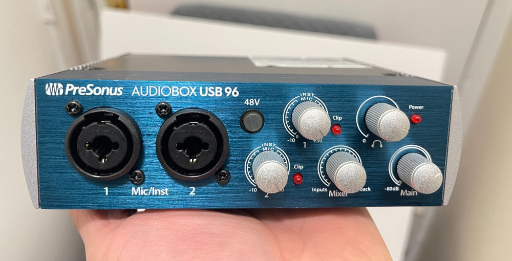 PreSonus AUDIOBOX USB 96 2 Channel Audio MIDI Interface USED WORKING No cables
