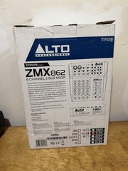 Alto Professional ZMX862 6-Channel 2-Bus Compact Mixer w/ Power Supply W/Box