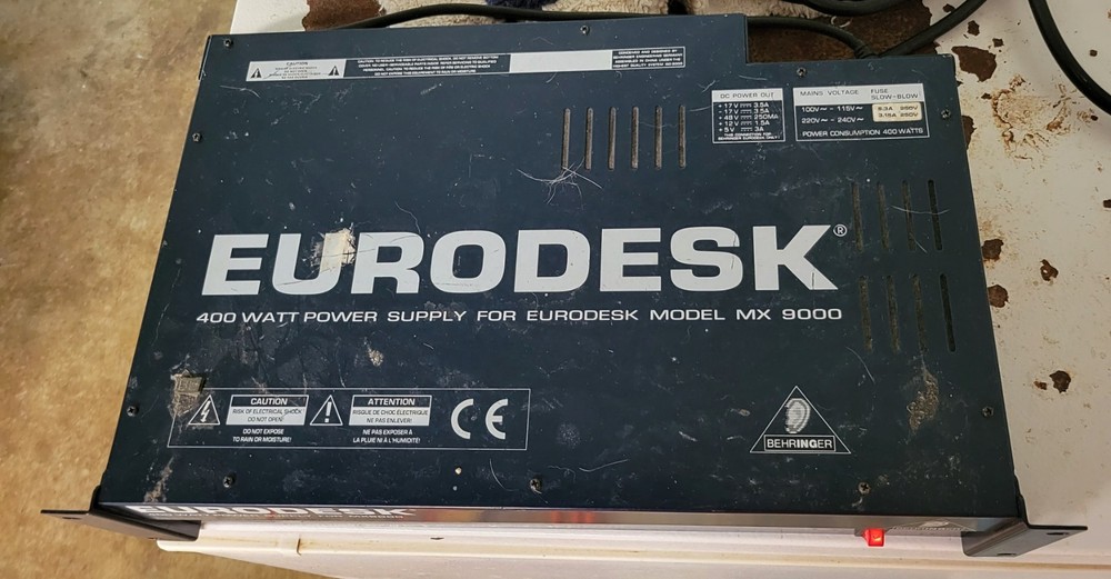 Behringer Eurodesk MX9000 Power SUPPLY 400 WATTS