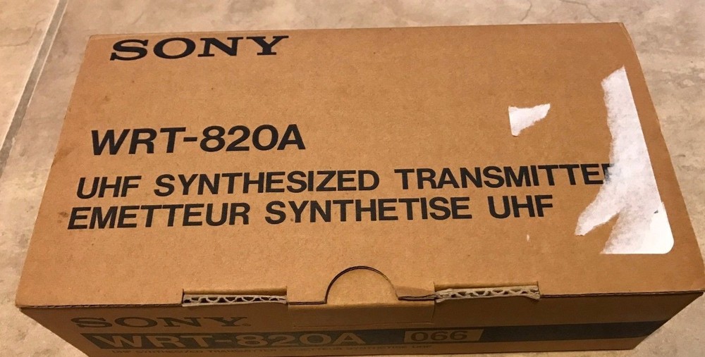 Sony WRT-820A Wireless Body Pack Transmitter WRT820 BRAND NEW in box w/paperwork