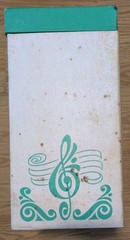 Vintage 1960’s Platter-pak LP Carrying Storage Case #1252 Dance Green