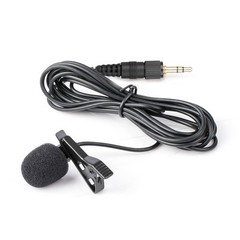 SR-UM10-M1 | Lavalier Mic with Locking 1/8″ Male Transmitters
