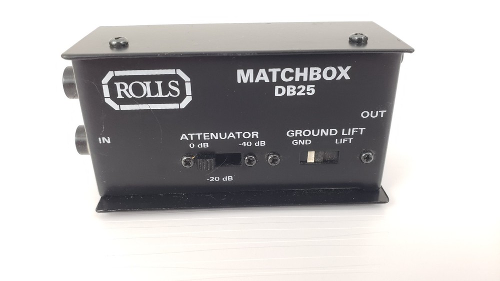 Rolls Matchbox DB25 Direct Box Audio Electronics
